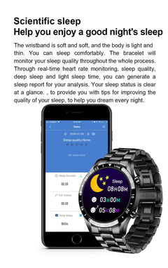 LIGE smartwatch back view