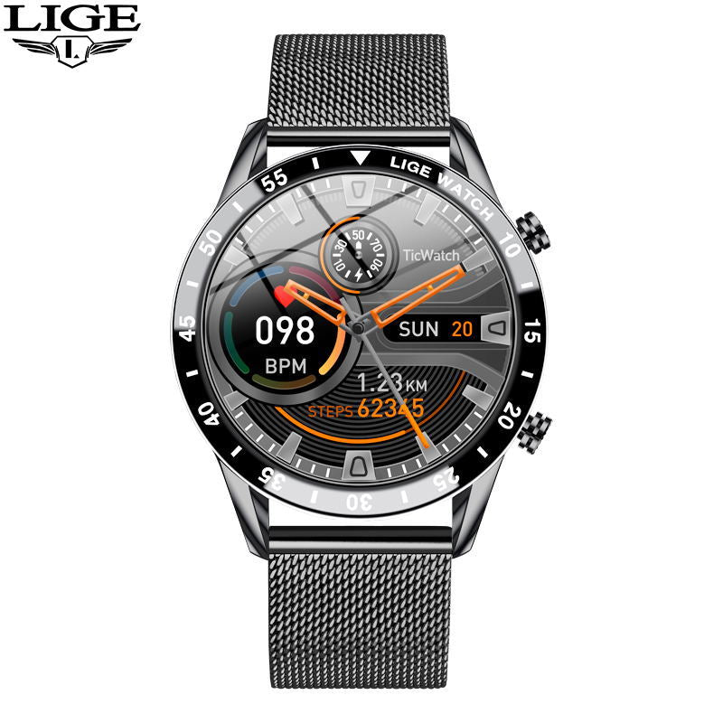 LIGE smartwatch with Bluetooth connectivity
