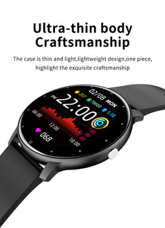 LIGE smartwatch with fitness tracking interface