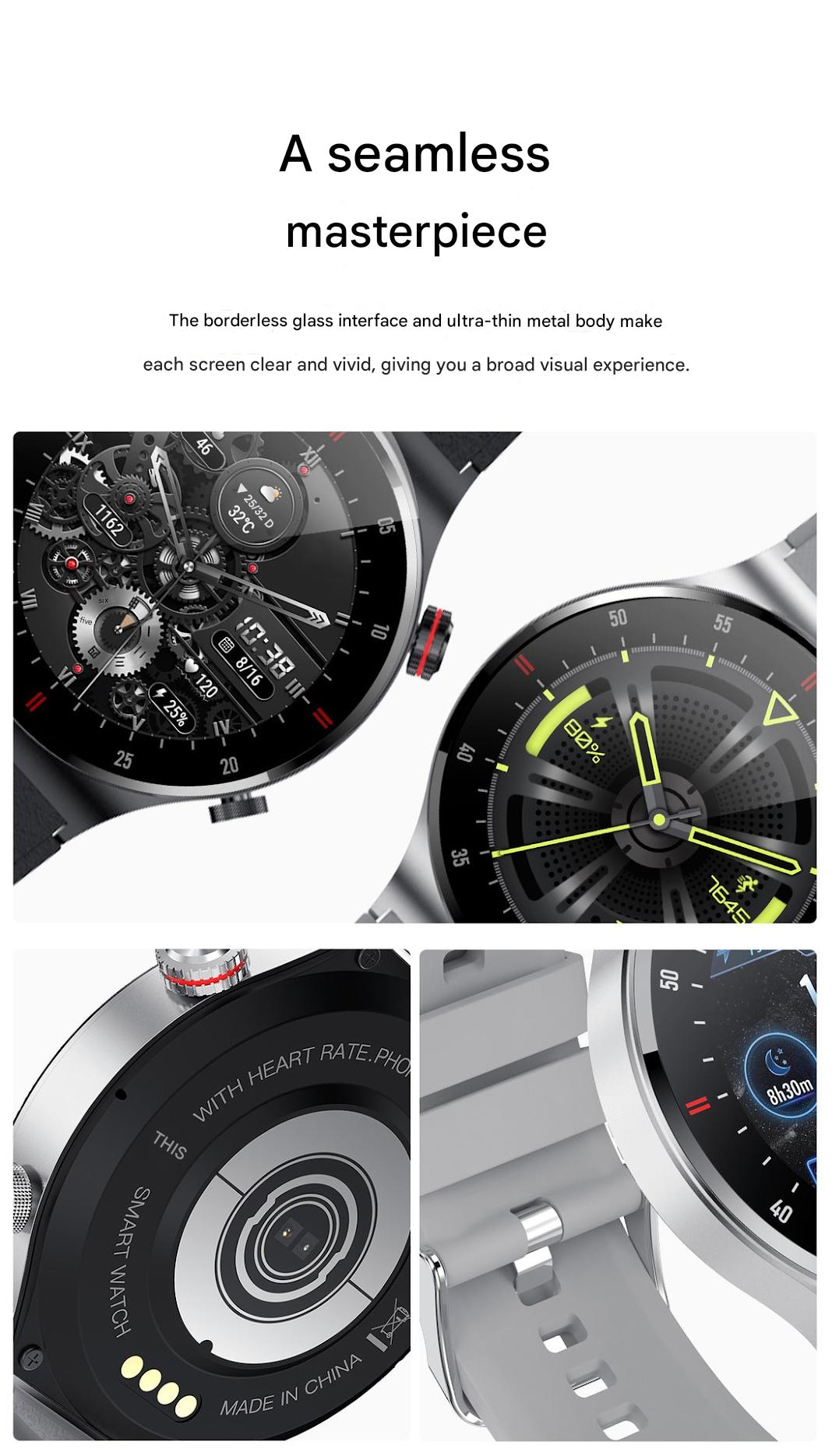 QW33 Smartwatch with Heart Rate Monitor