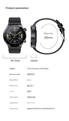 QW33 Smartwatch in Box Packaging