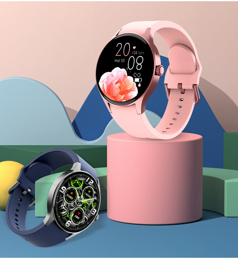 Fitness tracker on a person's wrist