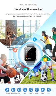 Y3 smartwatch showcasing heart rate monitor