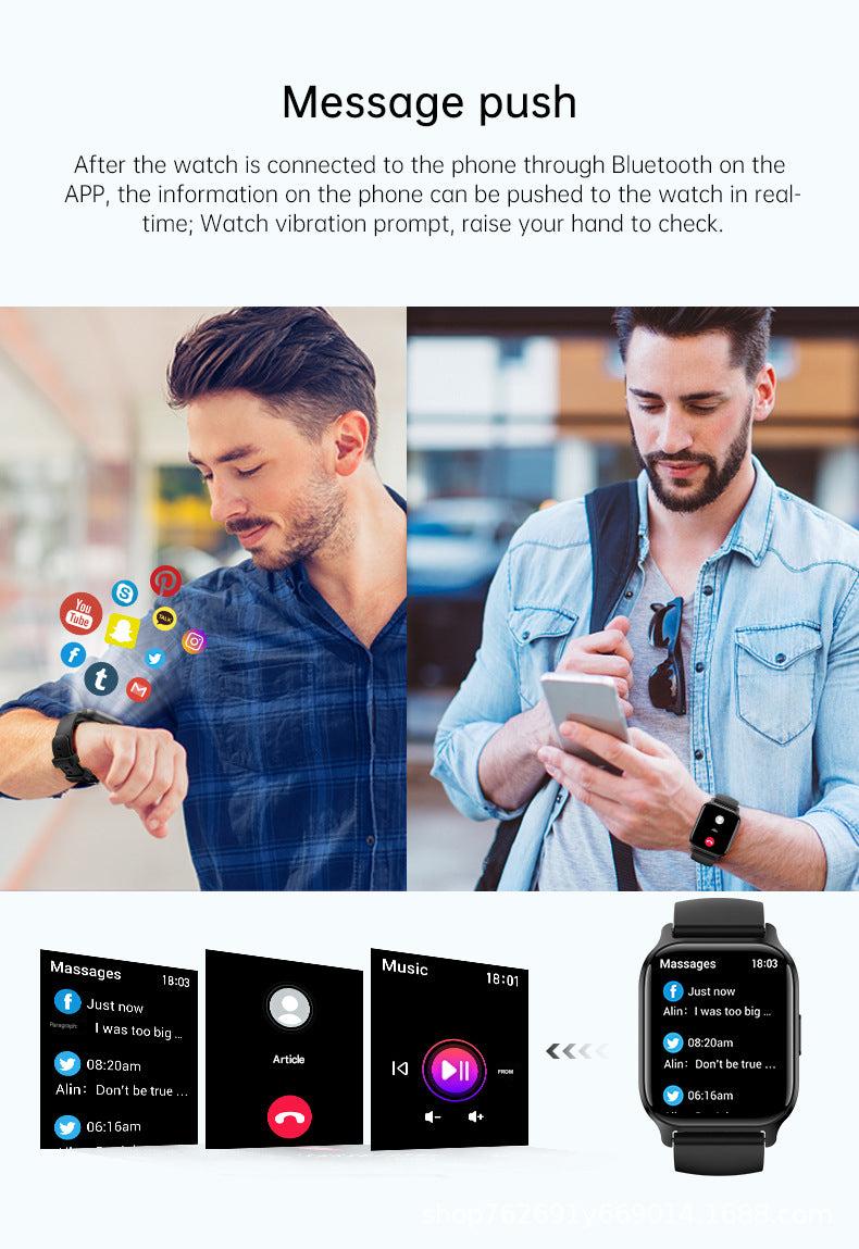 Y3 smartwatch displaying Bluetooth calling feature