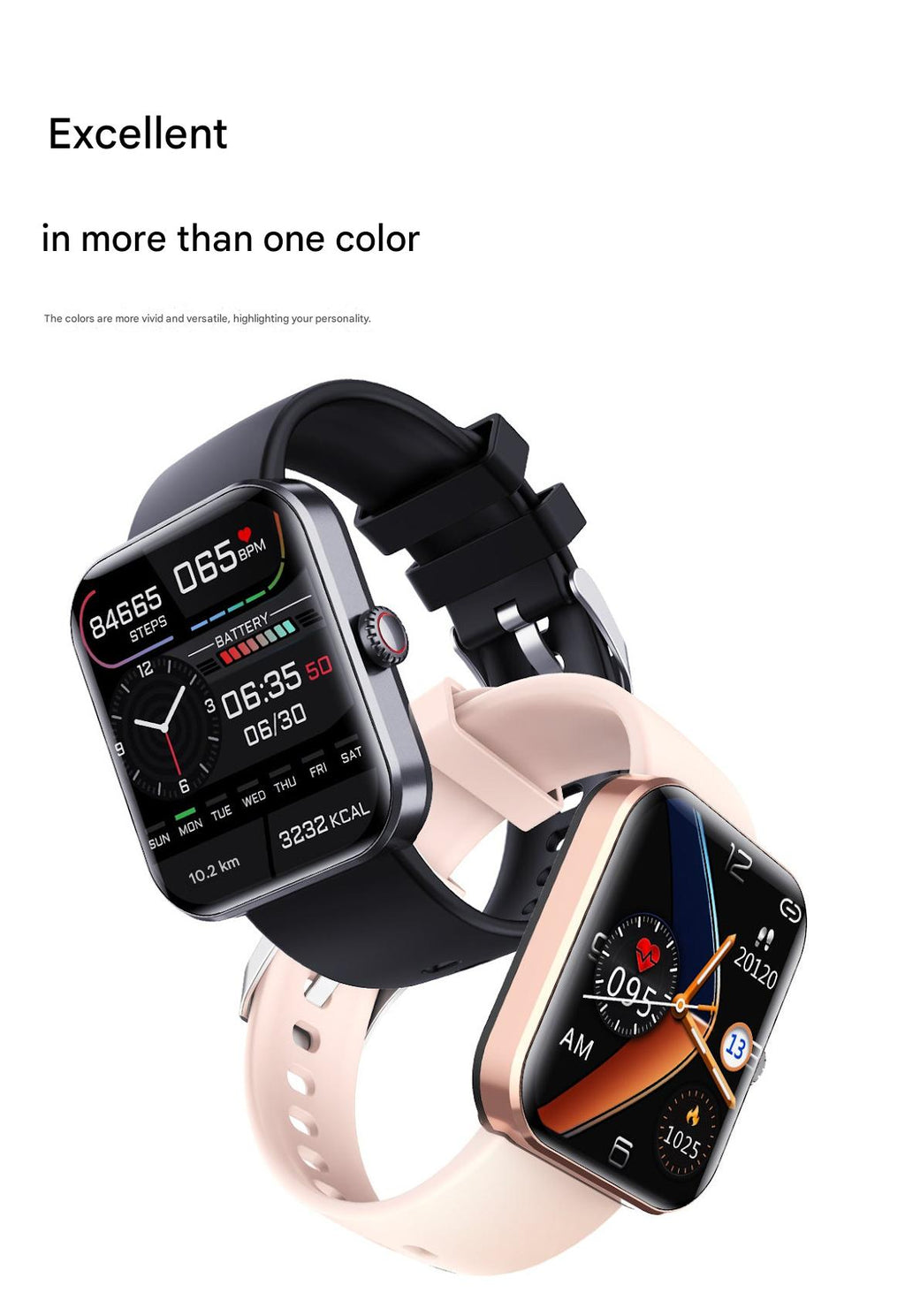 F57L Smartwatch in box packaging