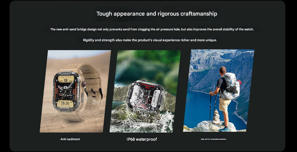 MK66 smartwatch showing health monitoring features