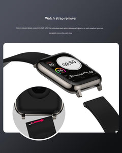 Smart Fitness Tracker Watch against a white background