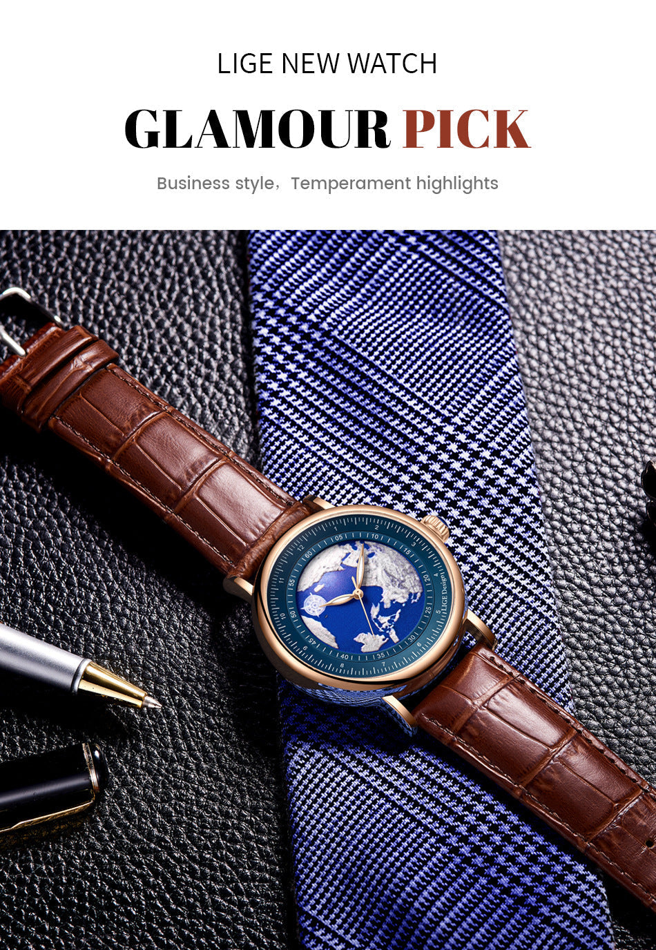 LIGE watch in sporty context