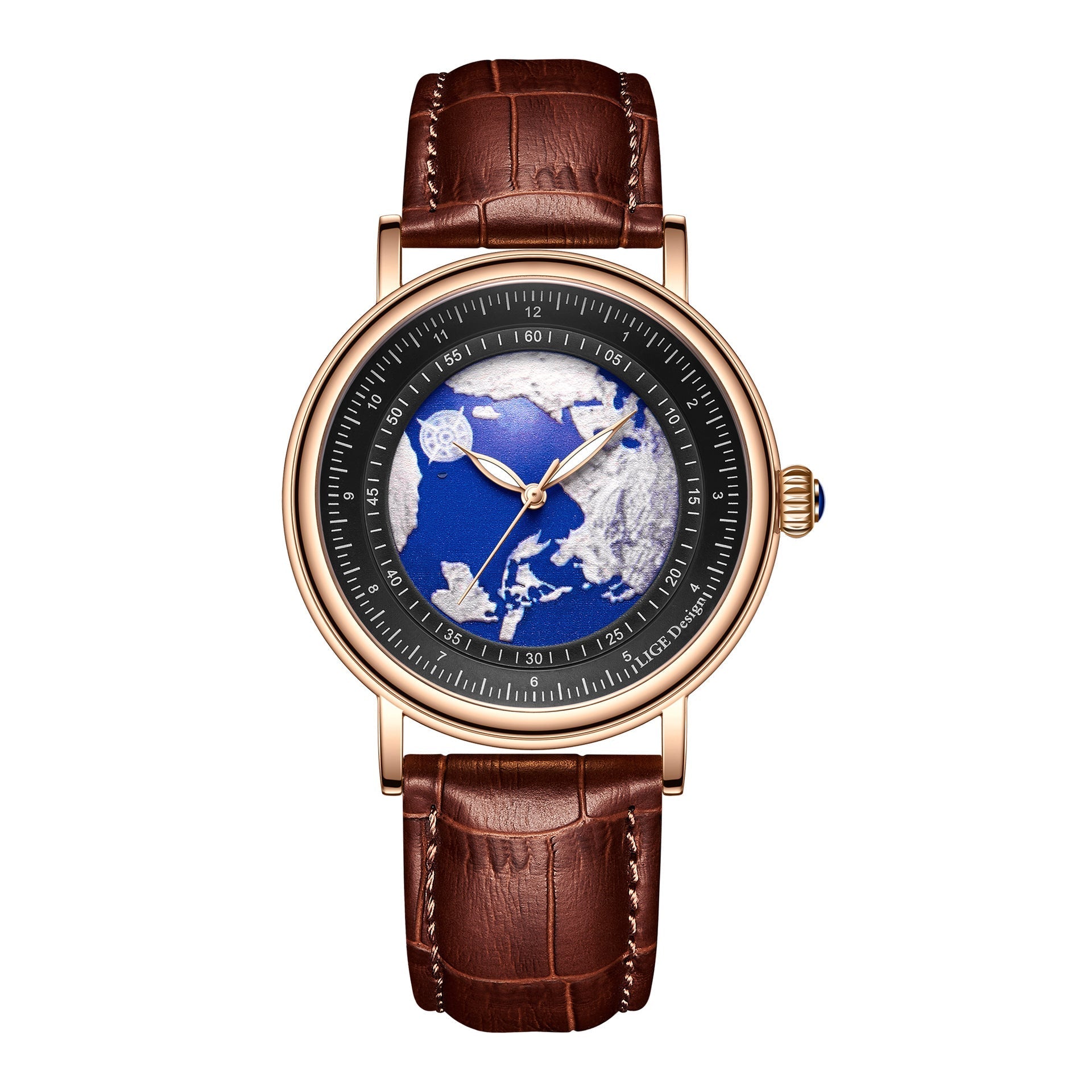 LIGE stylish watch in casual setting