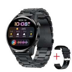 LIGE multifunctional watch on wrist