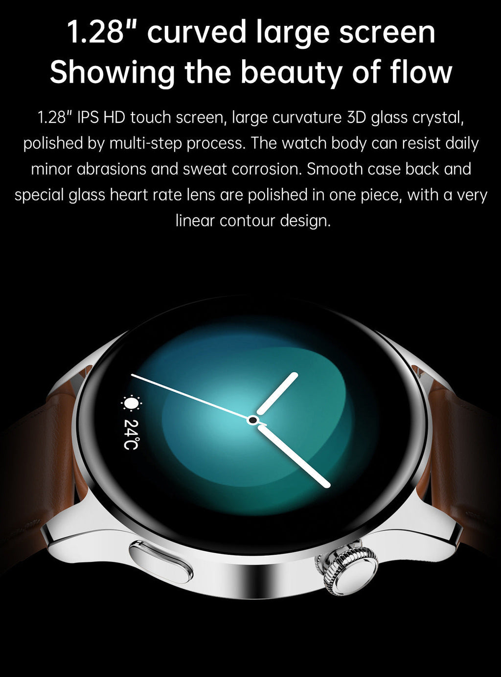 LIGE men's watch on gym table