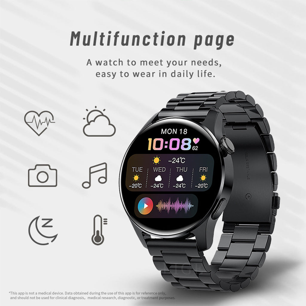 close up of LIGE watch features