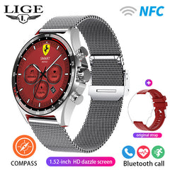 LIGE Bluetooth sports watch front view