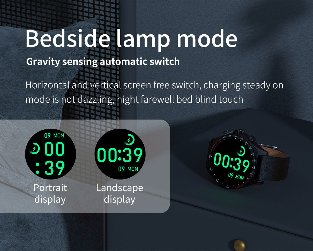 LIGE Bluetooth sports watch front view