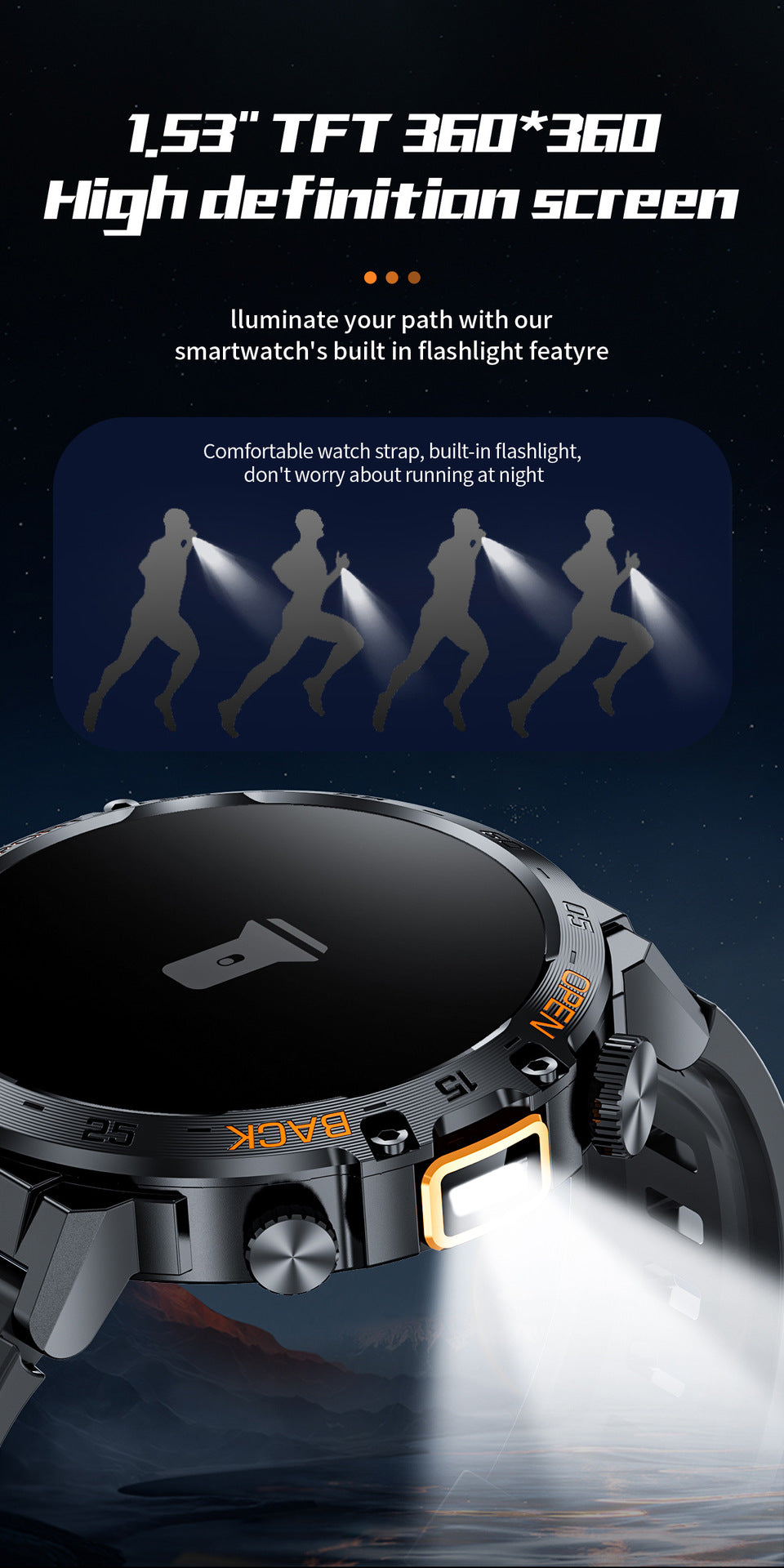 Digital health metrics on fitness watch