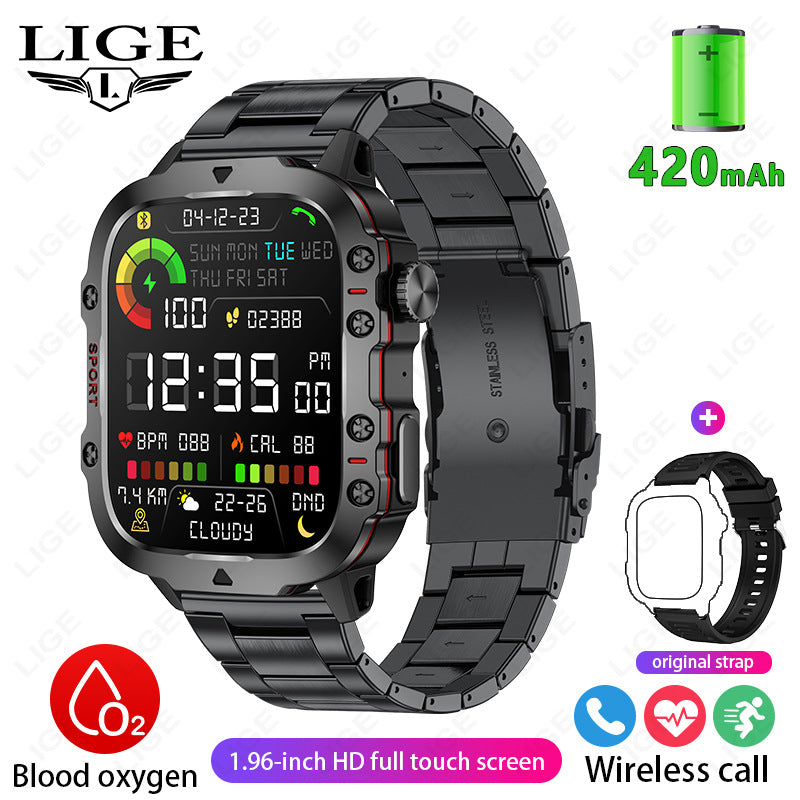 Elegant design of men's smartwatch for formal wear