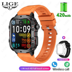 Smartwatch with long battery life on display