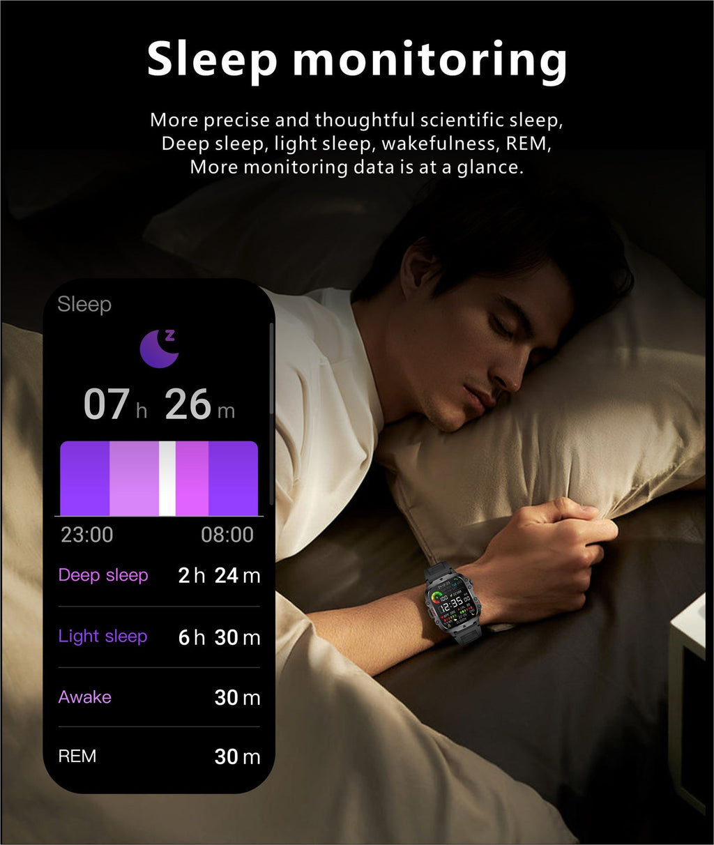 Stylish waterproof smartwatch with health tracking features