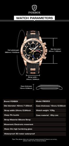 Sports watch featuring stopwatch and alarm