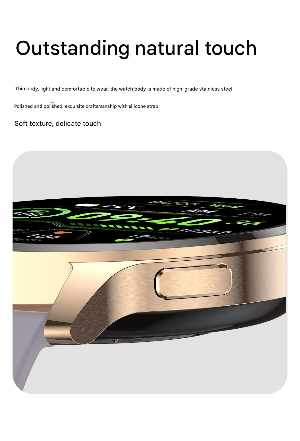 I50 smartwatch with voice assistant
