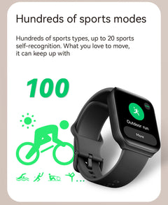 LIGE Smart Watch in black colour