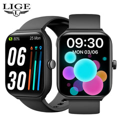 LIGE Smart Watch in pink colour