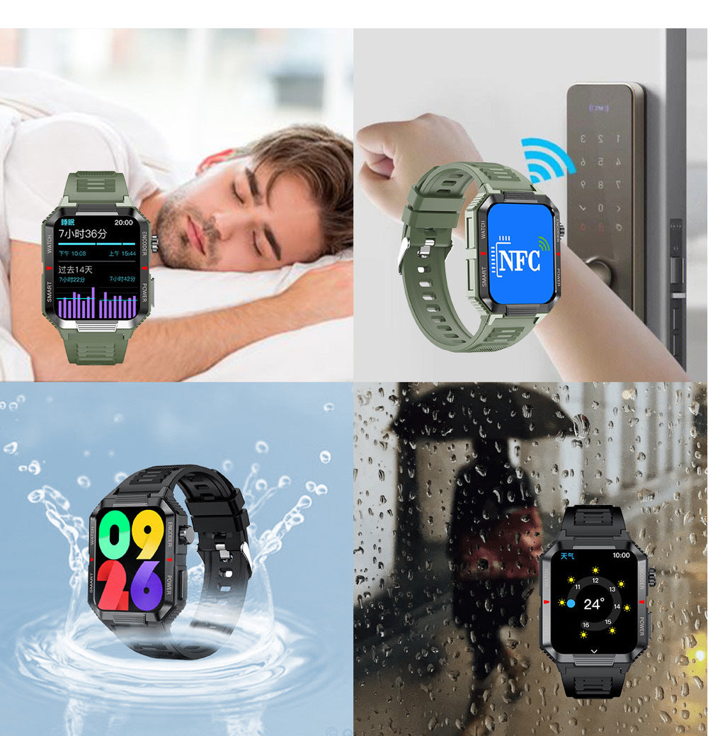 Close-up of Smartwatch Touchscreen