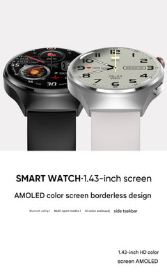 MT26 Smartwatch with silicone strap on wrist