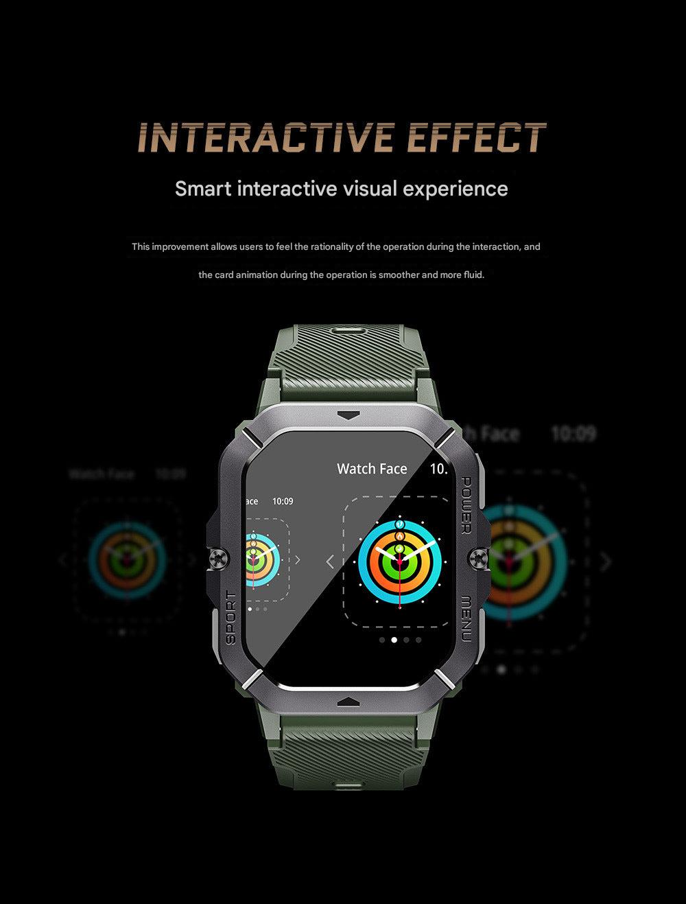C28 Smart Watch showing health tracking features