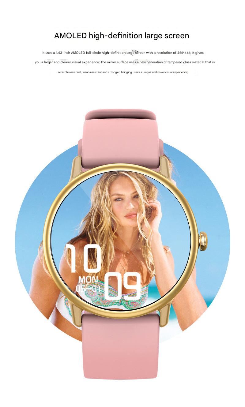 Bluetooth call feature smartwatch in black