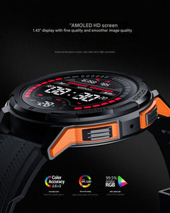 C25 smartwatch showcasing waterproof design