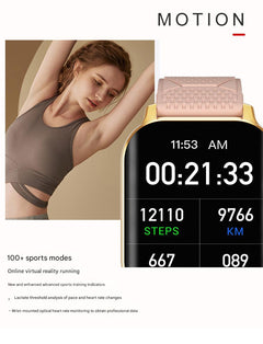 F12 smartwatch worn on wrist during activity