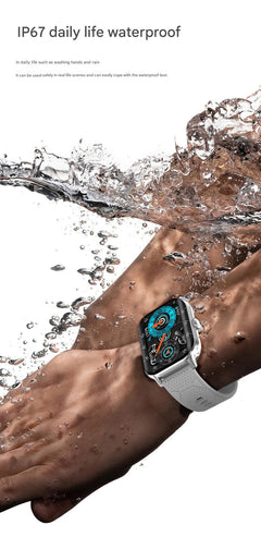 F12 smartwatch back view showing health sensors