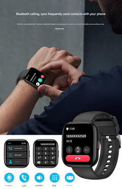 P114 smartwatch with magnetic charger
