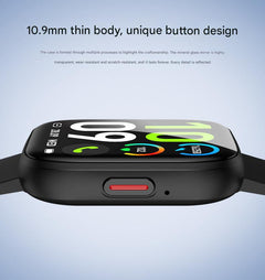 P114 smartwatch stylish design in black
