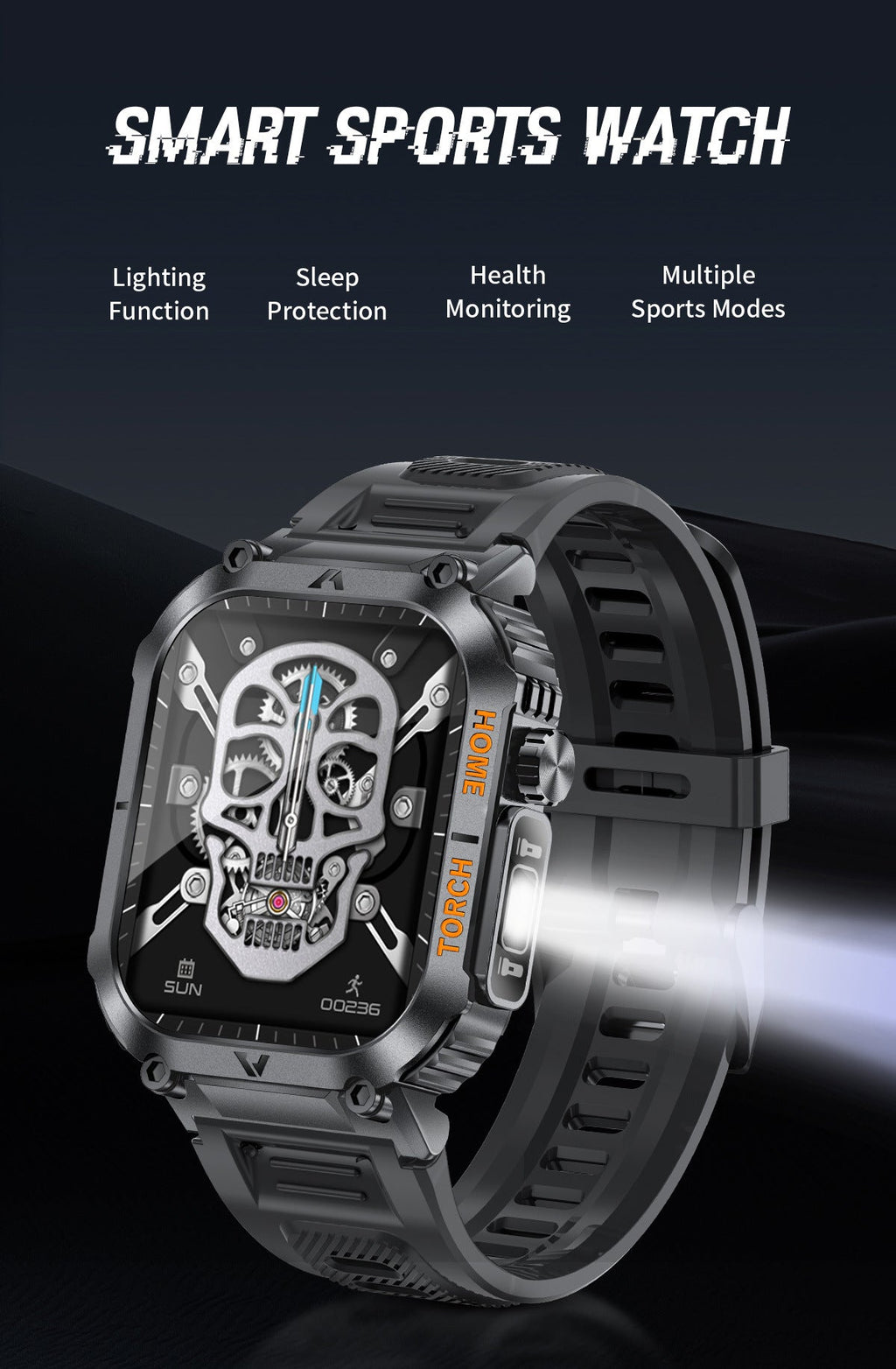 Smart Bluetooth Watch in active environment