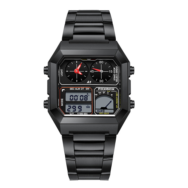 Multi-Function Waterproof Men's Sports Watch Front View