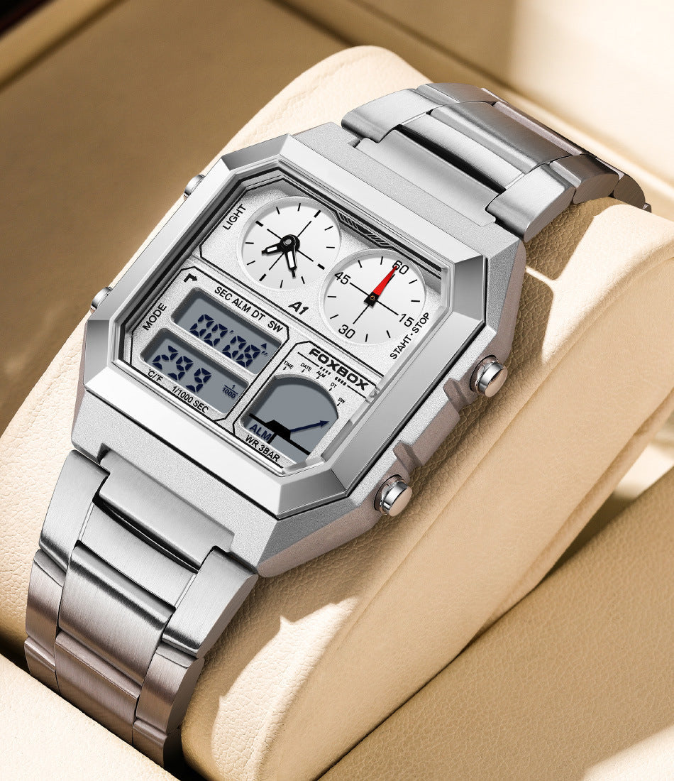 Men's Trendy Watch in Gold/Black Design