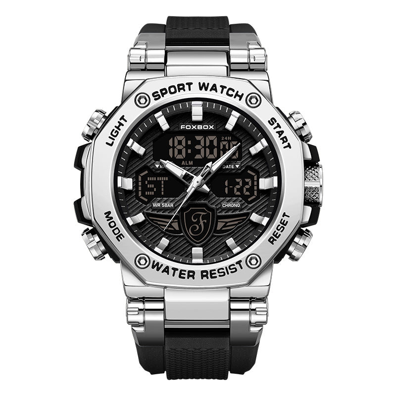 Waterproof digital sports watch front view