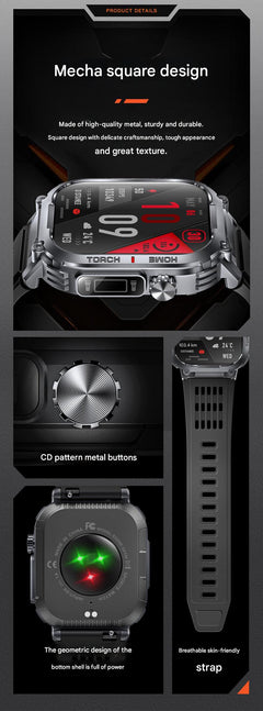 Smartwatch showing music playback controls