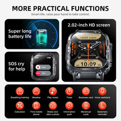 Smartwatch displaying heart rate monitoring feature