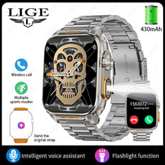 LIGE smartwatch display screen highlighting functions