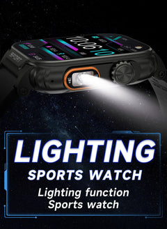 LIGE smartwatch with heart rate monitoring display