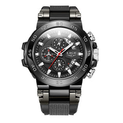 Front view of LIGE stylish quartz watch