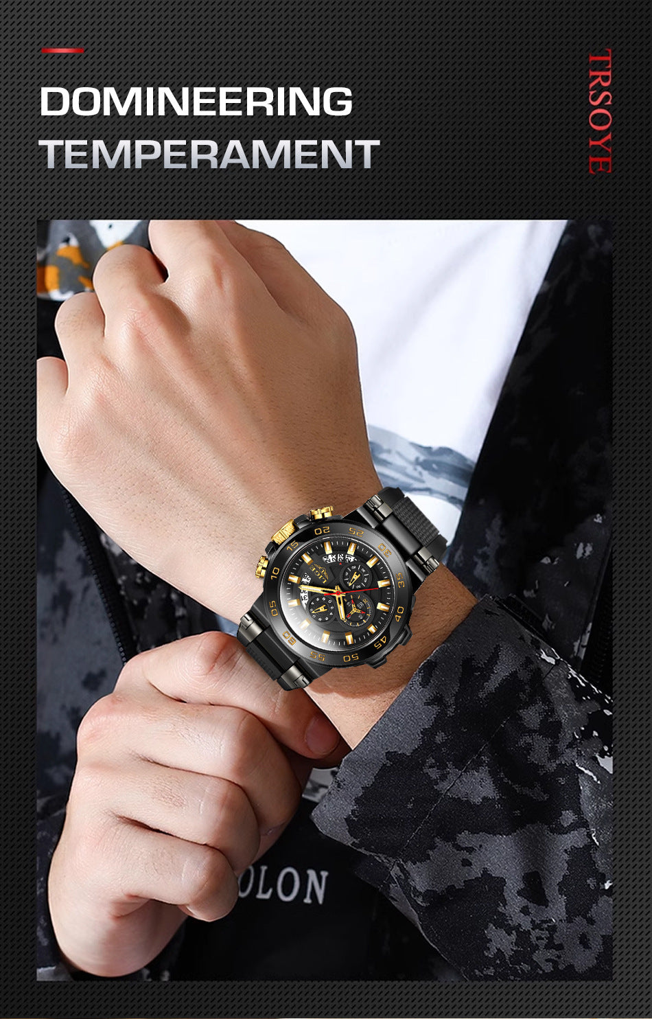 LIGE watch displayed in professional setting