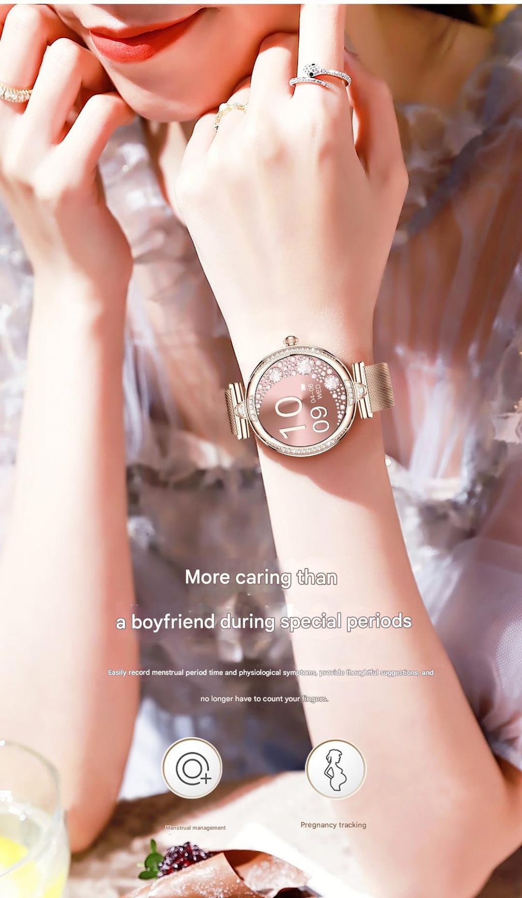 Smart Health Watch showcasing blood oxygen monitoring