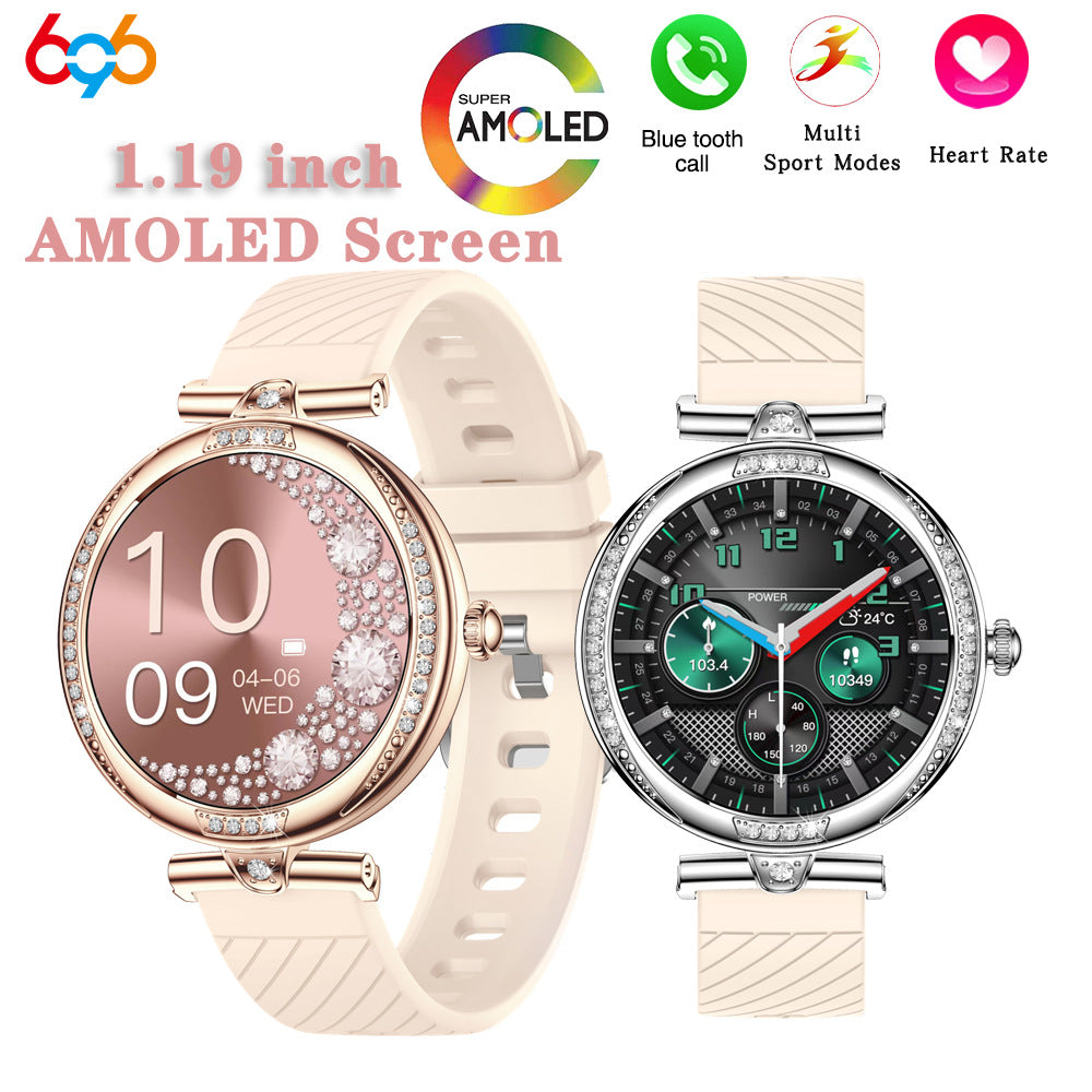 Close-up of Smart Health Watch tracking activity