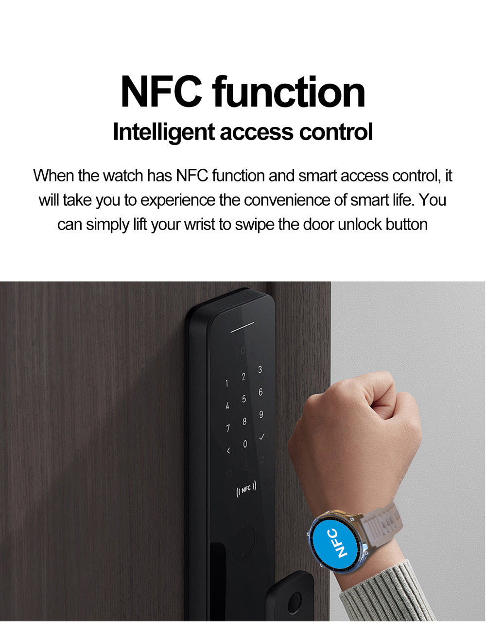 QW50 Bluetooth smartwatch side view