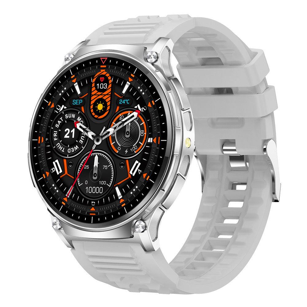 QW50 fitness tracker on wrist