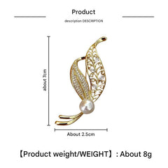 Stylish Brooch on Jacket